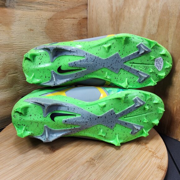 New Nike Alpha Menace Pro 3 Mens Green Football Cleats Size 11.5 - Picture 8 of 8